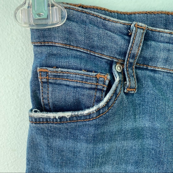 Topshop Jamie Distressed Skinny Jeans Medium Wash - Picture 6 of 7